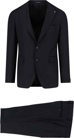 Tagliatore Single-Breasted Cutter Suit - Black