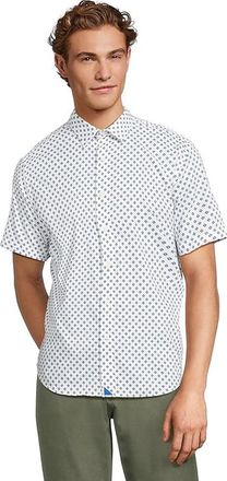 UNTUCKit Performance Short Sleeve Shirt Mens Clothing White : 3XL Regular Fit, Elastane/Nylon