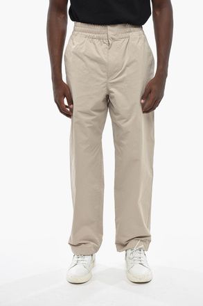 Bottega Veneta Pantaloni in Nylon a Tinta Unita con Elastico in Vita e Coulisse alla Caviglia Bottega Veneta