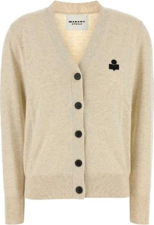 Isabel Marant Karina Cardigan - Dames - Vesten - Geel - S - Katoen - Truien & Vesten