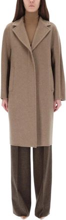 Max Mara Ardenne Coat - Dames - Mantel - Grijs - XS - Kasjmier - Jassen