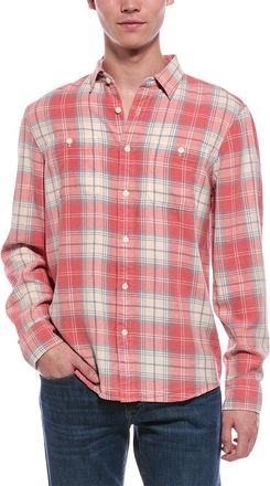 Faherty The Tried & True Linen-Blend Workshirt