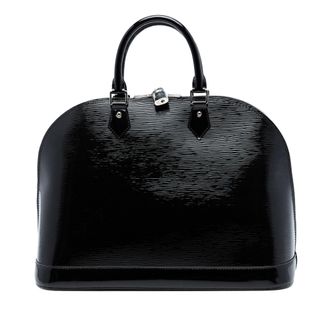 Louis Vuitton Black Leather Electric Epi Alma GM