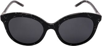 Prada Dark Grey Round Ladies Sunglasses PR 02YS 03Y5S0 51