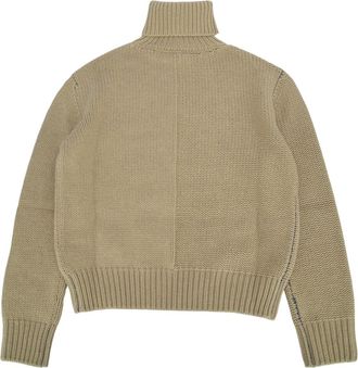Burberry Womens Cashmere Turtleneck Green