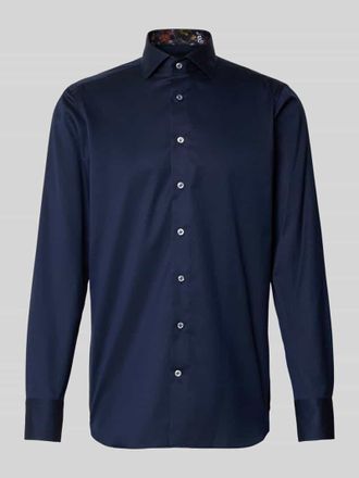 Olymp Tailord Fit Freizeithemd mit Kentkragen Modell Savio in Marine, Gr&ouml;&szlig;e 38