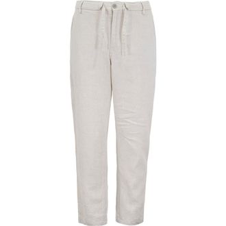 Lords of Harlech Solid Linen Drawstring Pant in Natural at Nordstrom, Size Xx-Large X 32