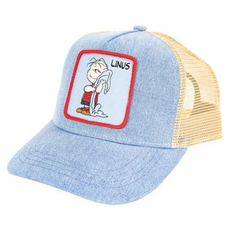 Peter Grimm Peanuts Cartoon Collection Trucker Hat - Adjustable Baseball Cap, White, One size