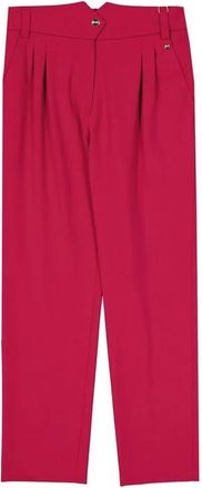 Herno Broeken, Dames, Rood, S, Wol, Multicolor Elastane Broek