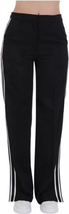 Karl Lagerfeld Tailored Pants - Dames - Sweatpants - Zwart - XL - Wol - Broeken