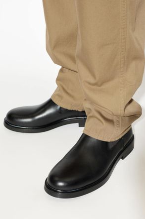 Burberry Pembroke Ankle Boots, Mens, Black