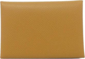 Herm&egrave;s Caramel Epsom Leather Coin Purse/Coin Case (Pre-Owned)