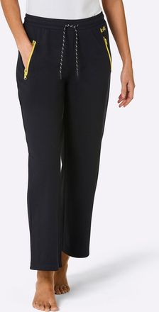 Feel Good Dehnbund-Hose FEEL GOOD, Damen, Gr. 36/38, Normalgr&ouml;ssen, schwarz, 50% Baumwolle, 50% Polyester, gemustert, mehrfarbig, unifarben, Hosen Dehnbund-Hose