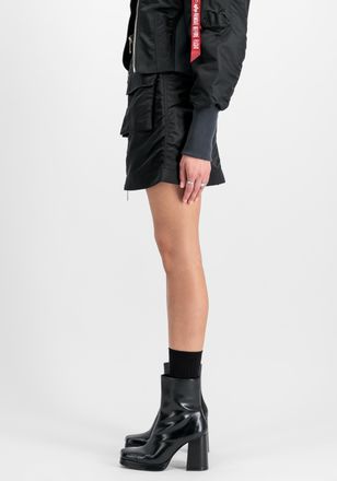 Alpha Industries Skort ALPHA INDUSTRIES Utility Mini Skirt W, Damen, Gr. L, schwarz, Obermaterial: 100% Nylon, R&ouml;cke Skort