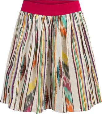 Mymo geplooide rok Dames Veelkleurig Inca-patroon