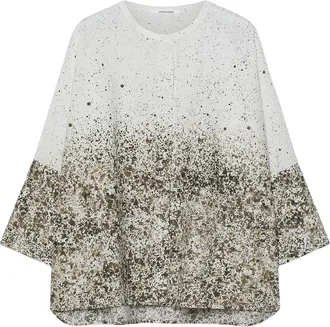 Pomandere Printed Cotton Poplin Shirt