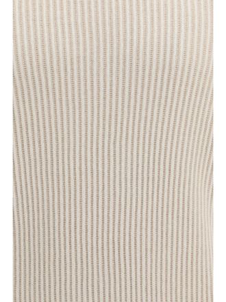 Brunello Cucinelli Mens Sweater Cashmere Turtleneck Panama-Beige Panama/beige