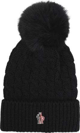Moncler Grenoble Muts - Dames - Hoeden - Zwart - ONE Size - Wol - Accessoires
