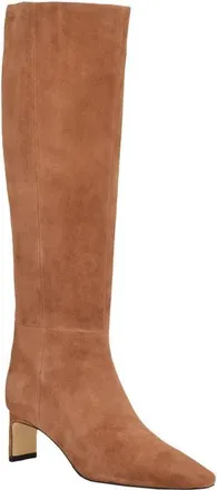Calvin Klein Caterine Knee High Boot in Cognac at Nordstrom, Size 9.5