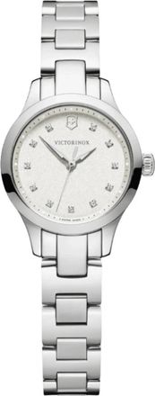 Victorinox by Swiss Army Alliance XS Quartz White Crystal Dial Steel Womens Watch 241875