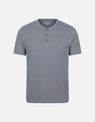 Mountain Warehouse Mens Mountain Warehouse Mens Hasst Organic T-Shirt - Grey - Size: 42