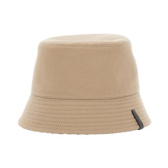 Brunello Cucinelli Cappellino da baseball - - Accessories - Donna - Beige - S