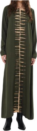 Rabens Saloner Lynett Dress In Forest Combo