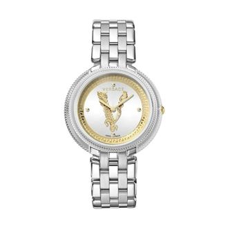 Versace Thea Horloge - Dames - Accessoires - Grijs - Maat: ONE Size