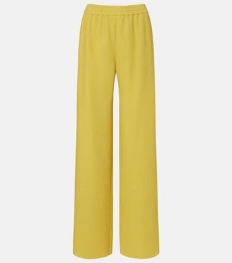 Valentino Silk wide-leg pants