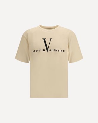 Valentino T-shirt with a Made in Valentino print Male XS