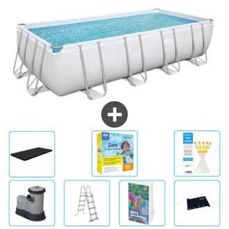 Bestway Piscina Bestway Power Steel Rectangular - 549x274x122 Cm - 8-piezas S582