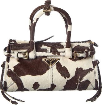 Prada Bonnie Mini Haircalf Shoulder Bag