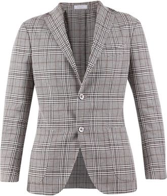 Boglioli K Jacket - Heren - Business blazers - Beige - L - Katoen - Kostuums