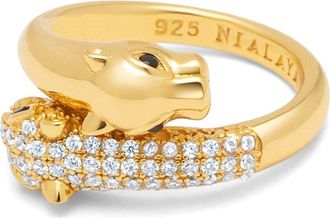 Nialaya Twisted Panther Gold Ring at Nordstrom, Size 5
