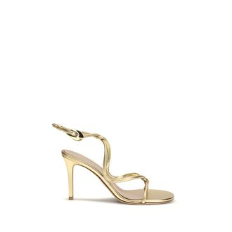 Gianvito Rossi High Heel Sandals, female, Yellow, Size: 6 US The Jungle Mamba Sandals