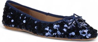 Love Rio Allegra Sequin Ballet Flat in Navy at Nordstrom Rack, Size 6