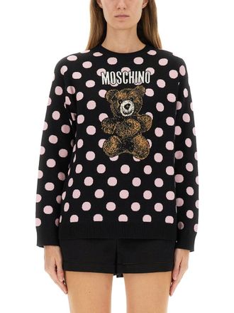 Moschino Teddy Polka Dots Sweater