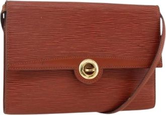 Louis Vuitton Pre-owned Cross Body Bags, female, Brown, Size: ONE SIZE Pre-owned Epi Leather Shoulder Bag