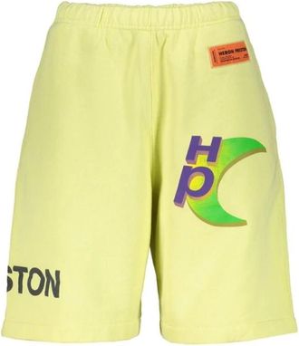 Heron Preston Hombre, Pantalones cortos, Amarillo, Talla: S