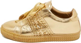 Philipp Plein Sneakers in pelle con borchie - Giallo