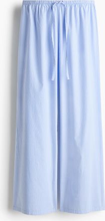 H&M Pyjamahose aus Baumwolle - Blue