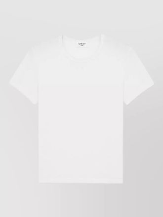 Saint Laurent jersey crew neck short sleeve slim t shirt