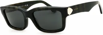 Burberry Dark Grey Rectangular Mens Sunglasses BE4443 412587 55