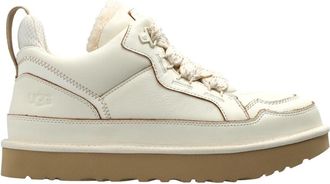 UGG Lowmel Contrast Sneakers - Heren - Sneakers - Wit - 45 EU - Leer - Schoenen