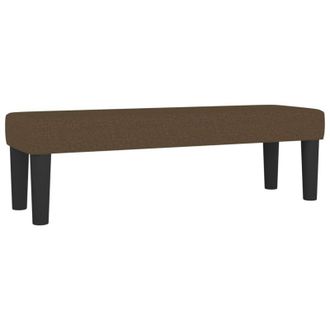 vidaXL Panca Marrone Scuro 100x30x30 cm in Tessuto - Vidaxl