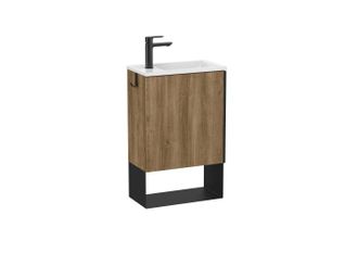 Roca Conjunto Mueble + Lavabo Mini Pro 450x250 Roble Occidente