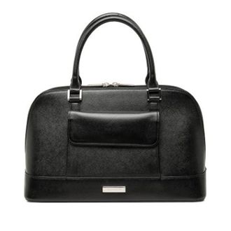 Burberry Pre-owned Handbags, female, Black, Size: ONE SIZE Pre-owned Vintage Leather Handbag