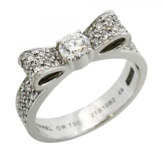Chanel White Gold (18K) Band Ring (Pre-Owned)