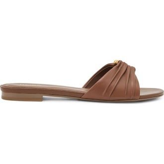 Reiss Alana Open Ring Slide Sandals in Tan at Nordstrom, Size 10.5Us