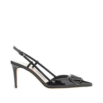 Valentino Garavani Patent leather slingback pumps Woman 36+